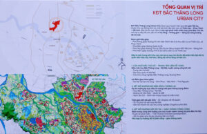 Vị trí dự án Bắc Thăng Long Urban City